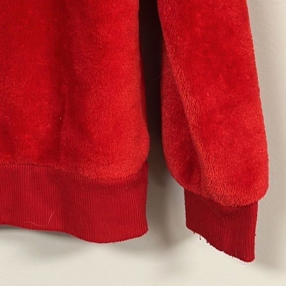 Girls Epic Threads Red Heart velour pullover/ sweatshirt  top, XL, Valentine - Picture 6 of 8